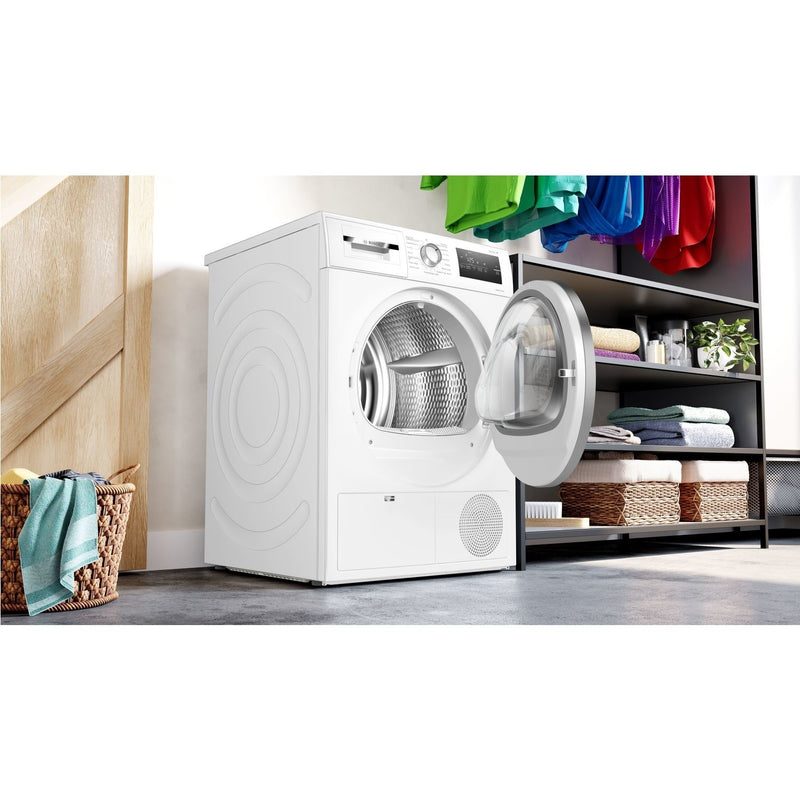 Grade A Bosch Series 4 WTH85223GB Freestanding Heat Pump 8KG Tumble Dryer White