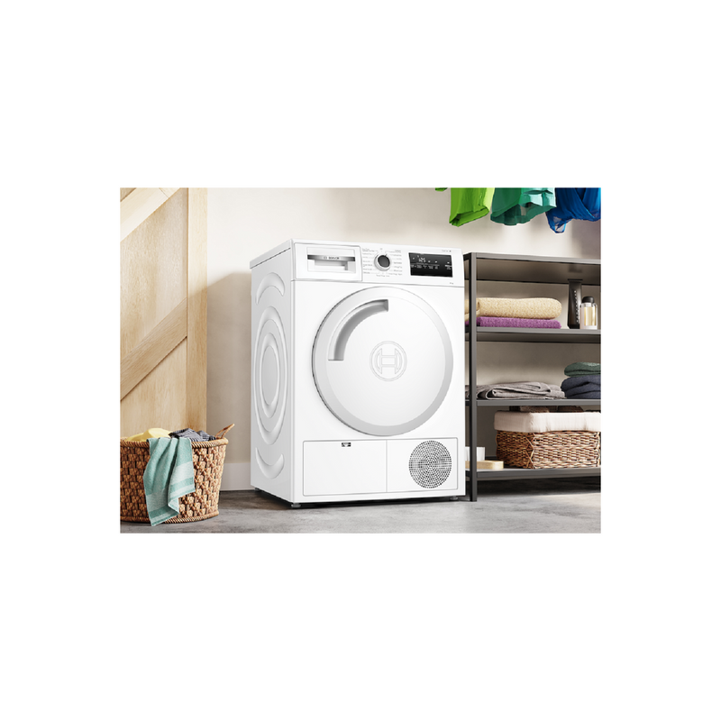 Grade B Bosch Series 4 WTN83202GB Freestanding Condenser 8KG Tumble Dryer White