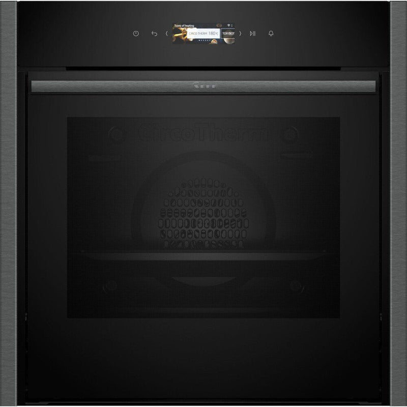 Grade A Neff N70 Slide & Hide B54CR31G0B 71L Electric Oven – Graphite Grey