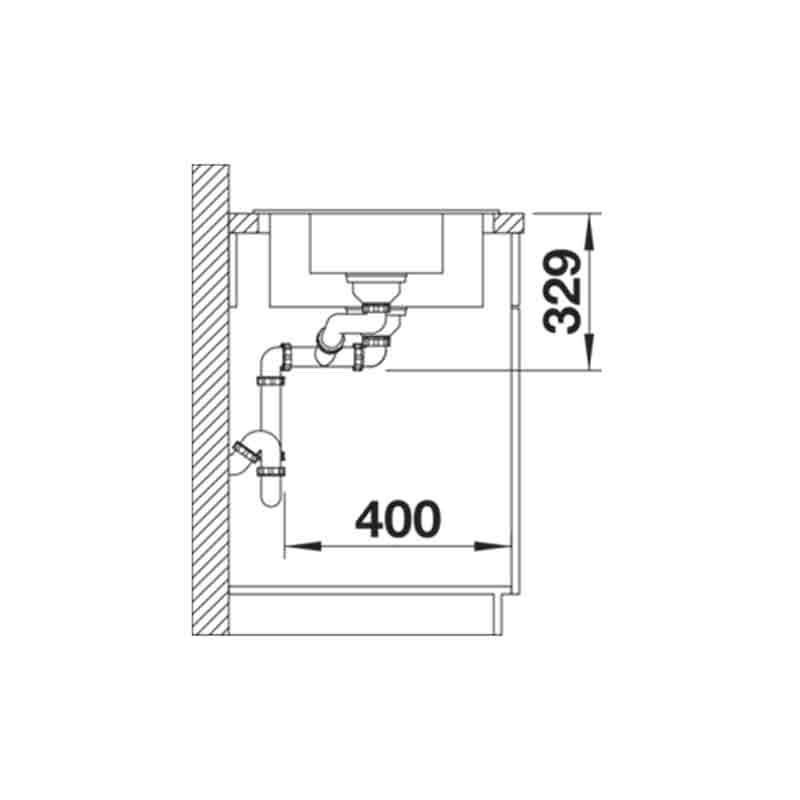 Blanco Sona 6 S Silgranit Inset Reversible Kitchen Sink