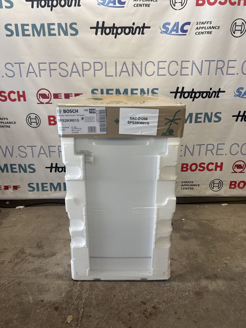 Grade A Bosch SPS2IKW01G Series 2 Slimline Dishwasher 9 Place Settings - White