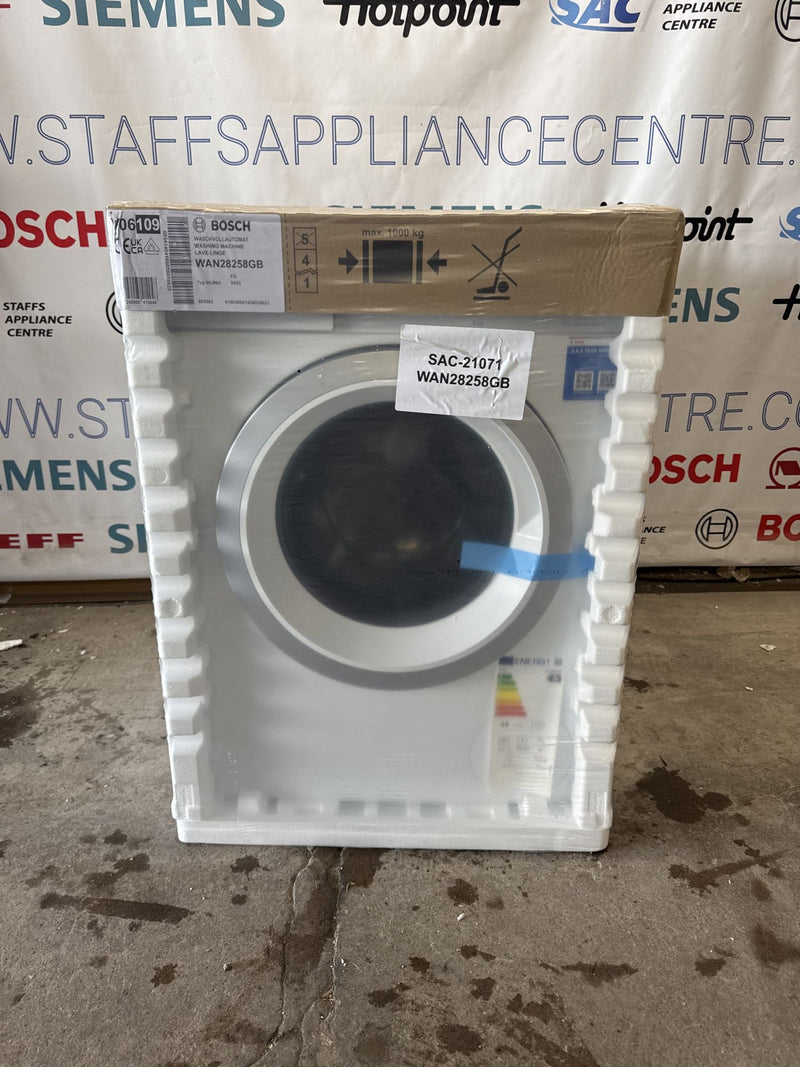 Grade A Bosch WAN28258GB Series 4 8KG Washing Machine 1400 Spin - White