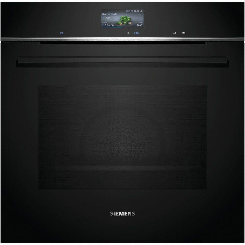 Grade A Siemens HB736G1B1B iQ700 Built-In Electric Single Oven - Black
