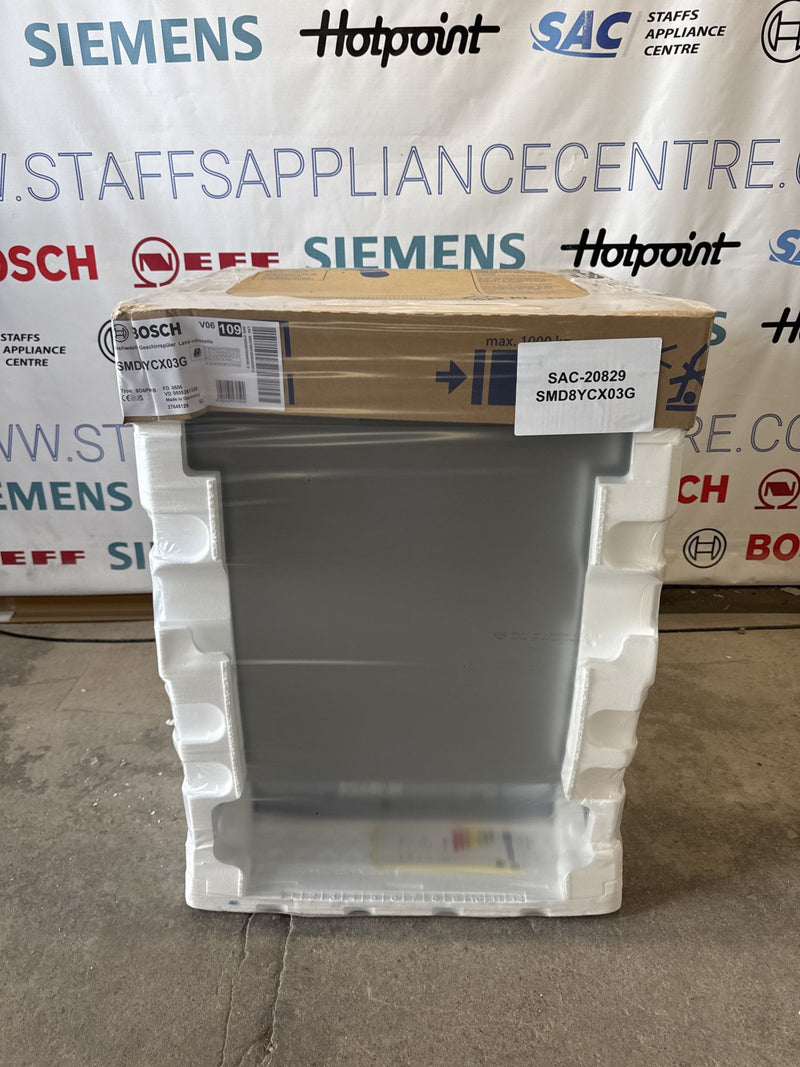 Grade A Bosch SMD8YCX03G Series 8 Fully Integrated Dishwasher - 14 Place Settings