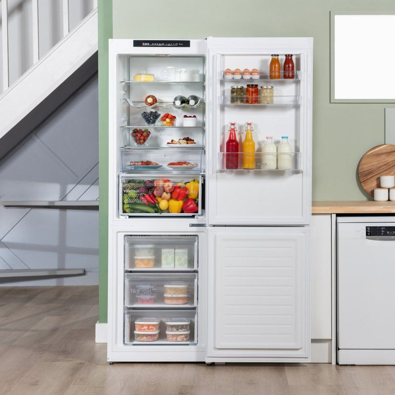 Grade B Bosch KGN362WDFG Series 4 60/40 Frost Free Fridge Freezer - White