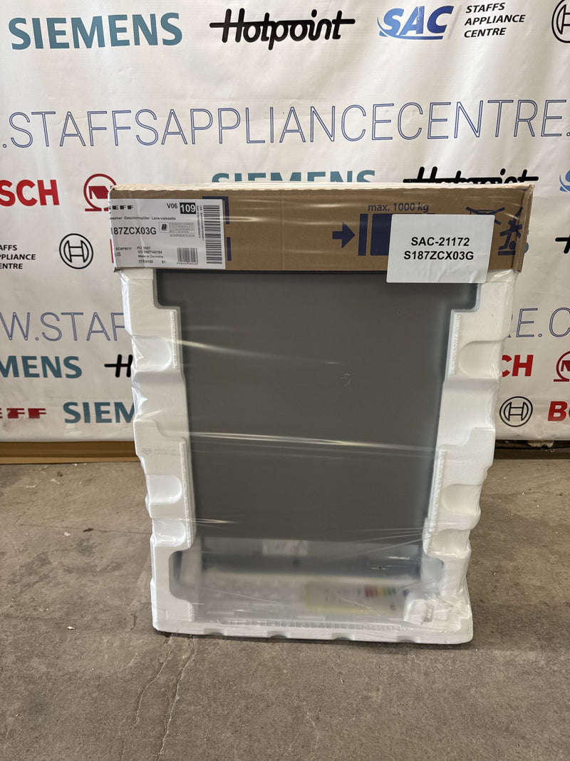 Grade A Neff S187ZCX03G N70 Fully Integrated Dishwasher - 14 Place Settings