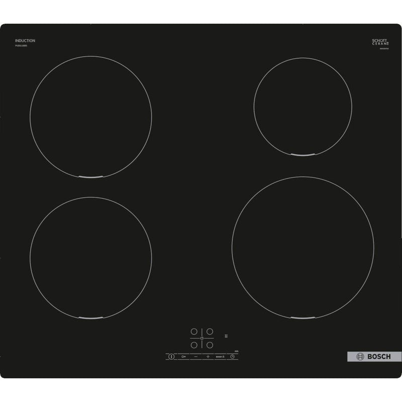 Grade A Bosch PUE611BB5B Series 4 Induction Hob