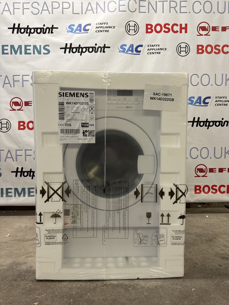 Grade A Siemens WK14D322GB Integrated Washer Dryer