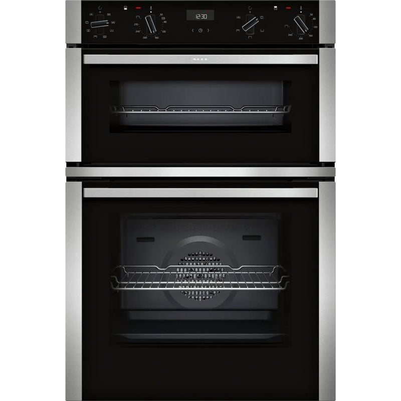 Grade A Neff U1ACE2AN3B N50 Built-In Electric Double Oven - Stainless Steel