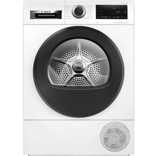 Grade A Bosch WQG245A0GB Series 6 Heat Pump 9kg Tumble Dryer - White