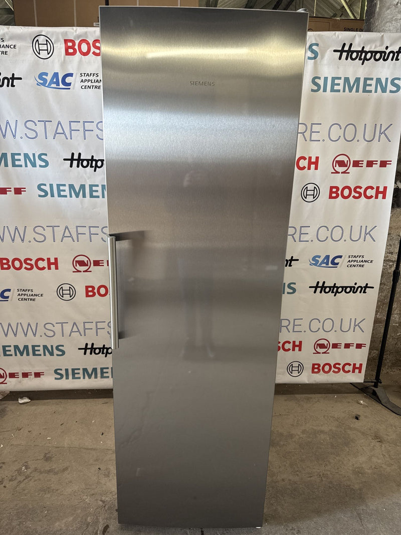 Grade A Siemens GS36NVIEV iQ300 Frost Free Tall Freezer - Stainless Steel