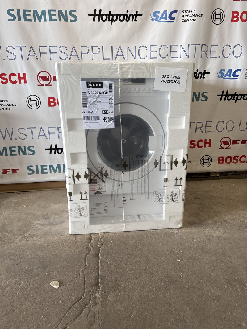 Grade A Neff V6320X2GB Integrated Washer Dryer - Wash 7kg / Dry 4kg