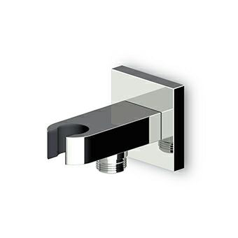 Zucchetti Wall-mounted shower support, ½" x ½" hose connection Z93937