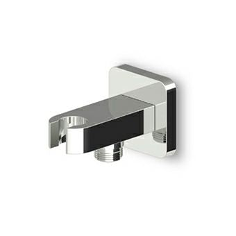 Zucchetti Wall-mounted shower support, ½" x ½" hose connection Z93938 