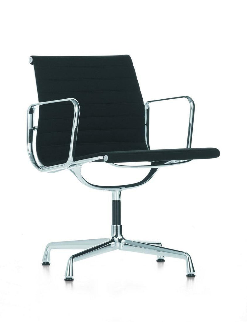 Vitra Aluminium Chair EA 108 Swivel Leather