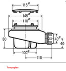 Villeroy & Boch Complete Waste Ø 90 Mm Chrome - Ideali