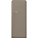 Smeg Free-Standing Fridge 153x60cm FAB28RDTP5 - Ideali