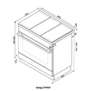 Smeg Portofino Range Cooker 90cm CPF9iPYW - Ideali