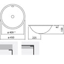 Alape Ub.K450 Unterbaubecken - Ideali