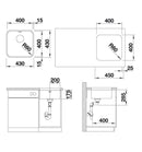 Blanco Supra 400-U Sink - Ideali