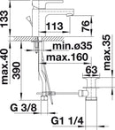 Blanco Devin Basin Mixer - Ideali