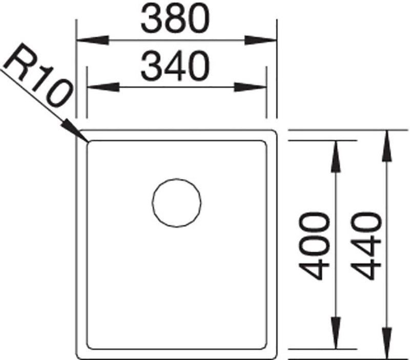 Blanco Claron 340-U Durinox® Sink - Ideali