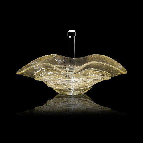 Glass-Design Countertop basins Privileged Paths of Water countertop sink ARTE UNO - Ideali