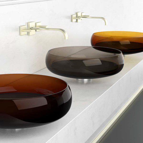 Glass-design Countertop basins Privileged Paths of Water countertop sink GLO BALL GLOBALLMT05 - Ideali