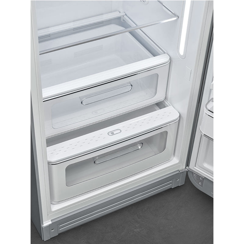 Smeg Free-Standing Fridge Freezer Retro Style 153x60cm FAB28RSV5