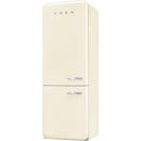 Smeg Fridge Freezer 205x71cm FAB38LCR5 - Ideali