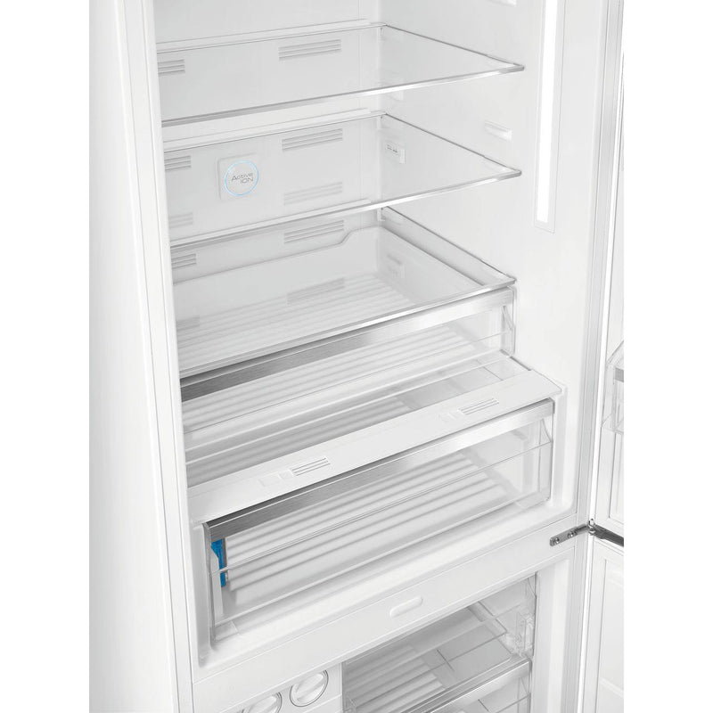 Smeg Fridge Freezer 205x71cm FAB38RWH5 - Ideali