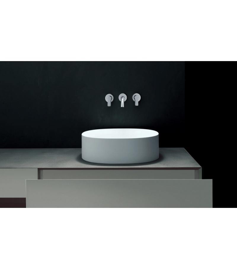 Boffi I FIUMI ST bathroom furniture composition with top and washbasin - Ideali