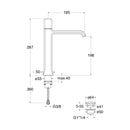 Cristina Rubinetterie Italy Progressive Single-Lever Mixer For Sink Medium CRIIT217 - Ideali