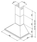 Smeg Wall-Mounted Hood Retro Style 90cm KPF9OR