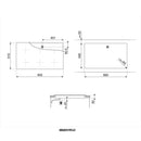 Smeg Induction Hob 90cm SIM693WLDX - Ideali