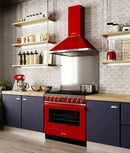 Smeg Wall-Mounted Hood 120cm KPF12RD - Ideali
