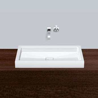 Alape Ab.Re Countertop Washbasin White, With Tap Hole - Ideali