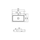 Alape X.Plicit Wt.Re Washbasin - Ideali