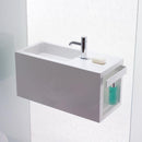 Alape Xplore.S Wp Washplace White, Basin Right, With 1 Tap Hole - Ideali