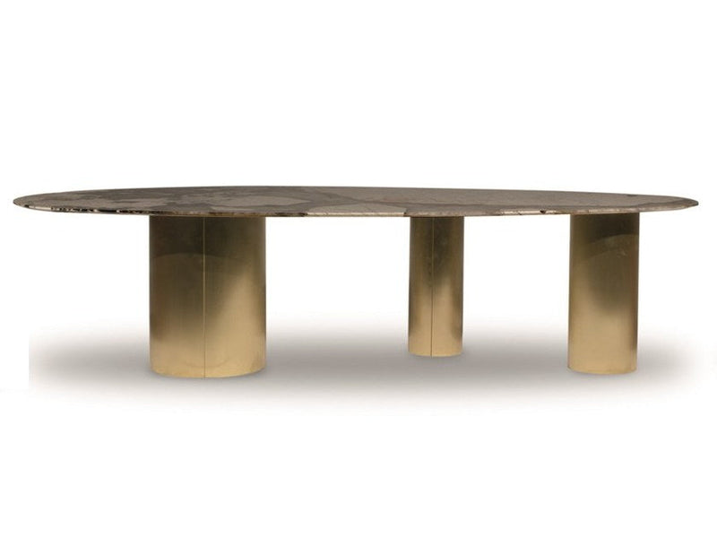 Baxter Lagos Table - Patagonia Marble Selected/Antique Brass