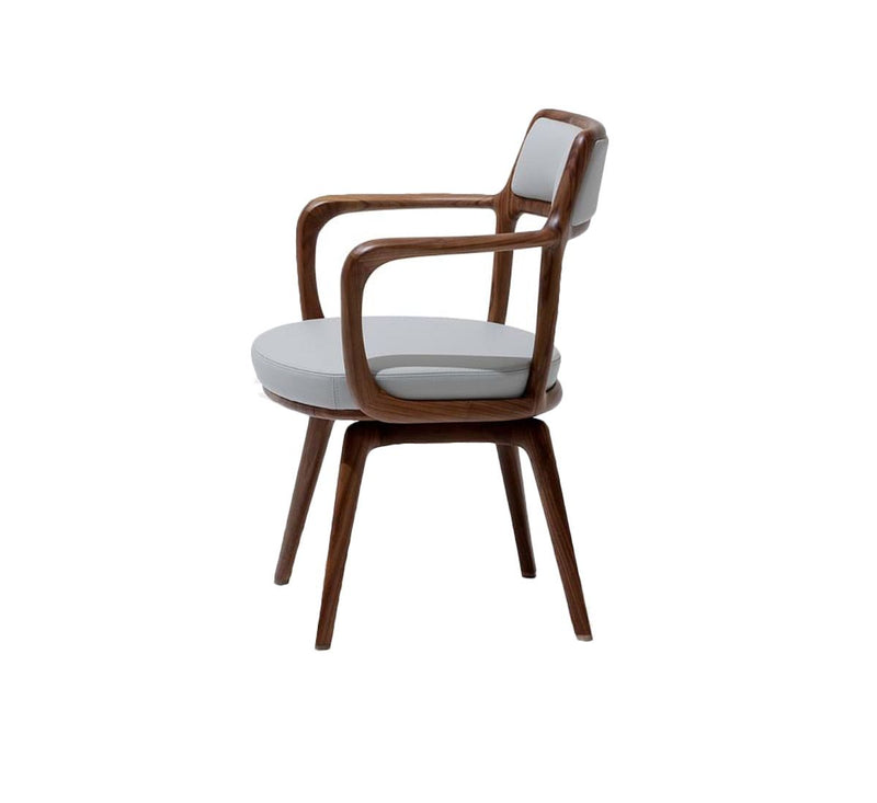 Giorgetti Baron Small Armchair with Low Back