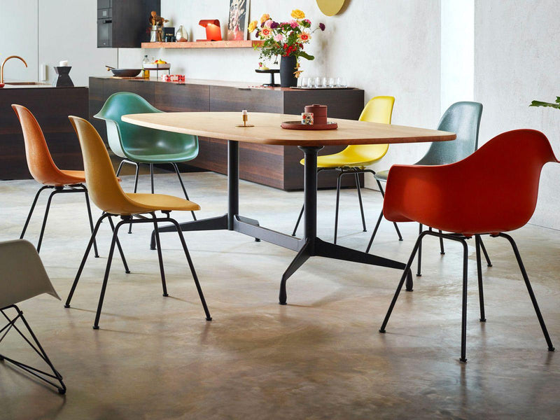 Vitra Eames Fiberglass Side Chair DSX Basic Dark - Ideali