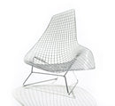 Bertoia Asymmetric Chaise