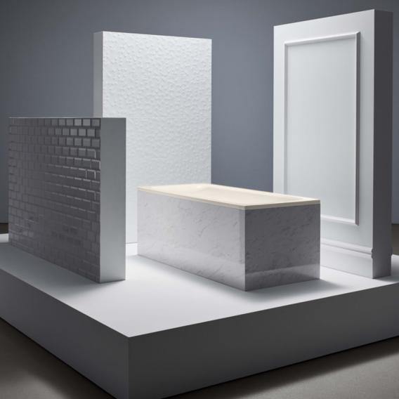 Bette Select Rectangular Bath With Front Overflow On The Side - Ideali