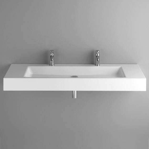 Bette Aqua Wall-Mounted Double Washbasin White - Ideali