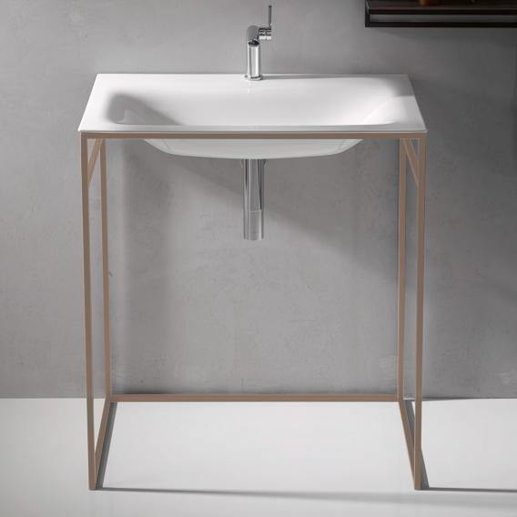 Bette Lux Shape Frame For Washbasin W: 80 D: 49.5 Cm Matt Taupe Fine Texture - Ideali