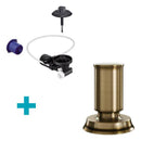 Blanco Infino® Retrofit Set For Infino® Waste System, With Livia Pull Remote Waste Brushed Brass - Ideali