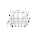 Blanco Crockery Basket - Ideali