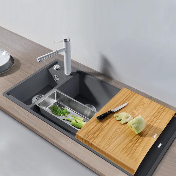 Blanco Axia Iii 6 S Sink Rock Grey, Basin Right - Ideali