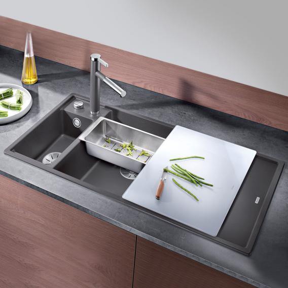 Blanco Axia Iii 6 S Sink Rock Grey, Basin Right - Ideali